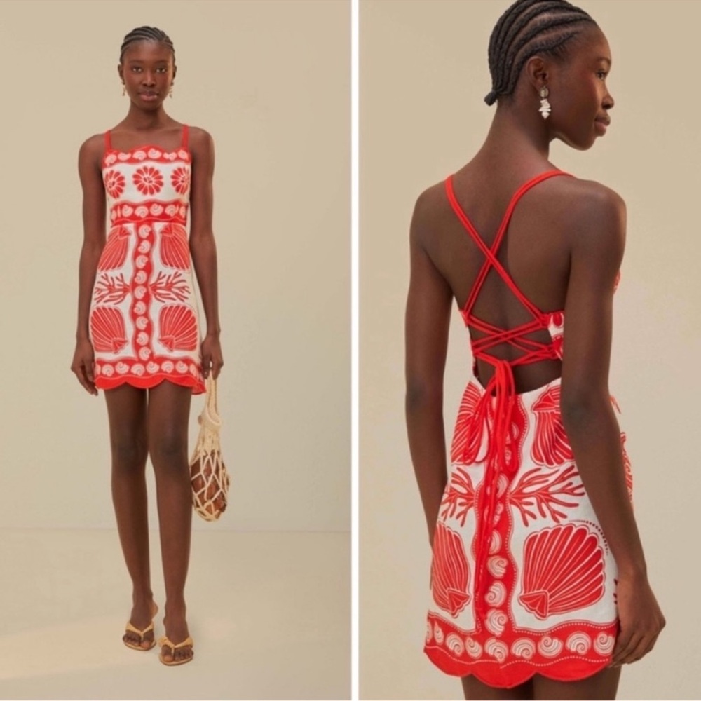 Farm Rio Coastal Mini Dress